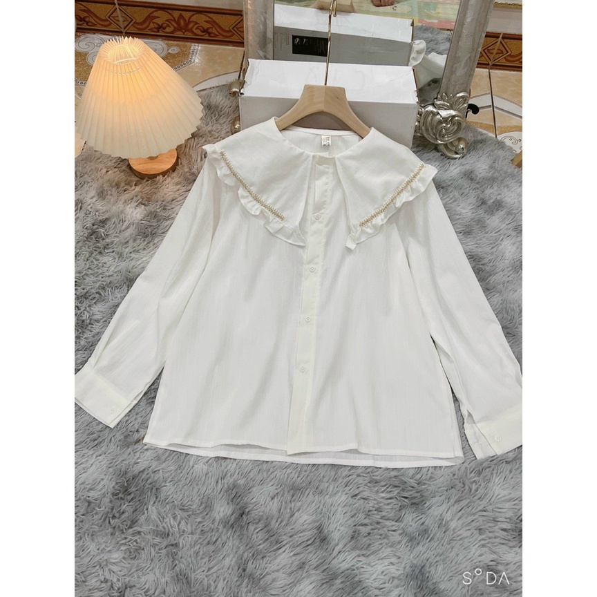áo babydoll tay bèo tiểu thư hàng QCCC loại 1 A00010 kaca