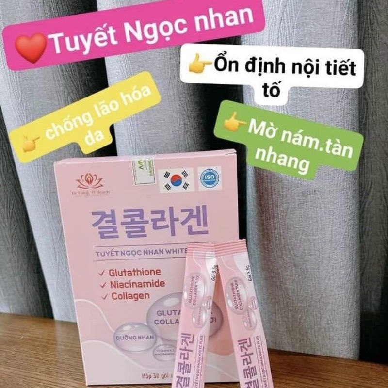 Collagen truyền trắng Tuyết Ngọc Nhan - Hộp 30gói | BigBuy360 - bigbuy360.vn