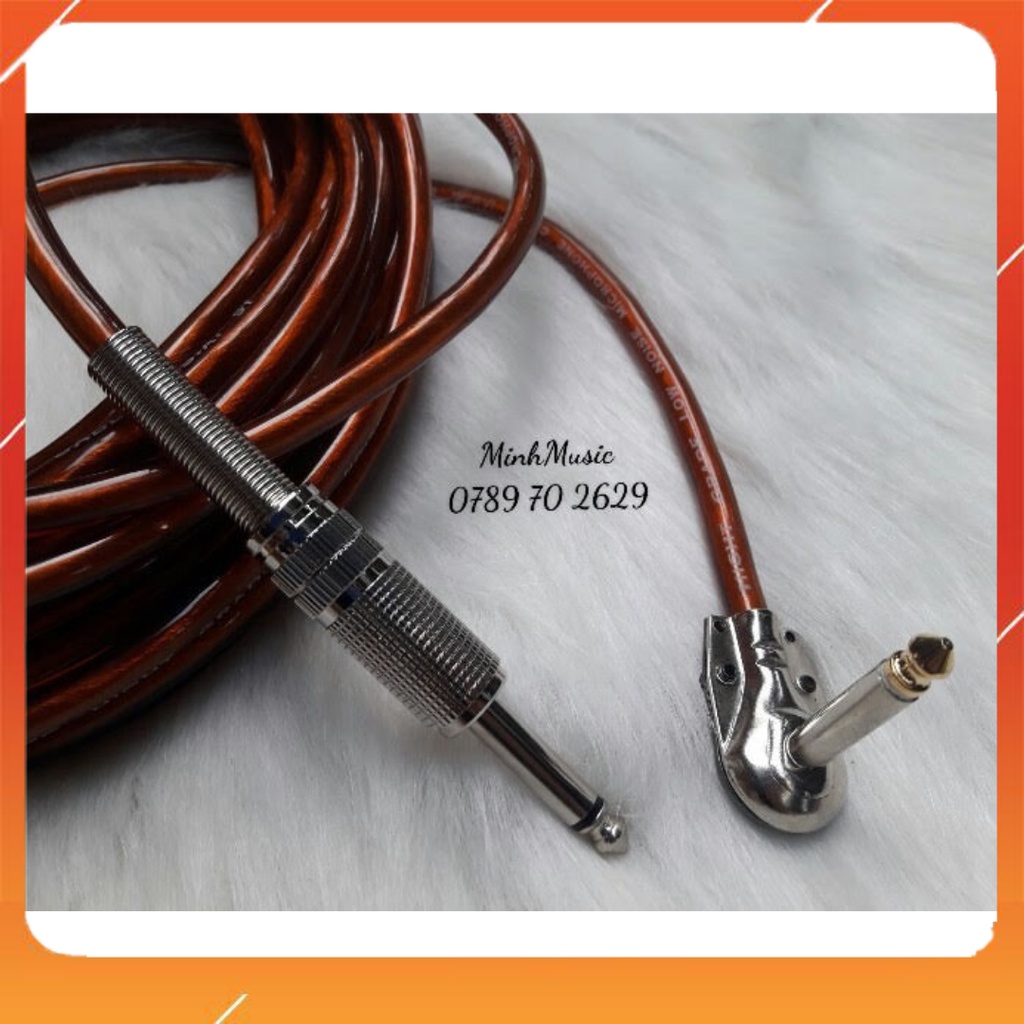Dây line  cắm đàn guitar 10m MMS hình thật