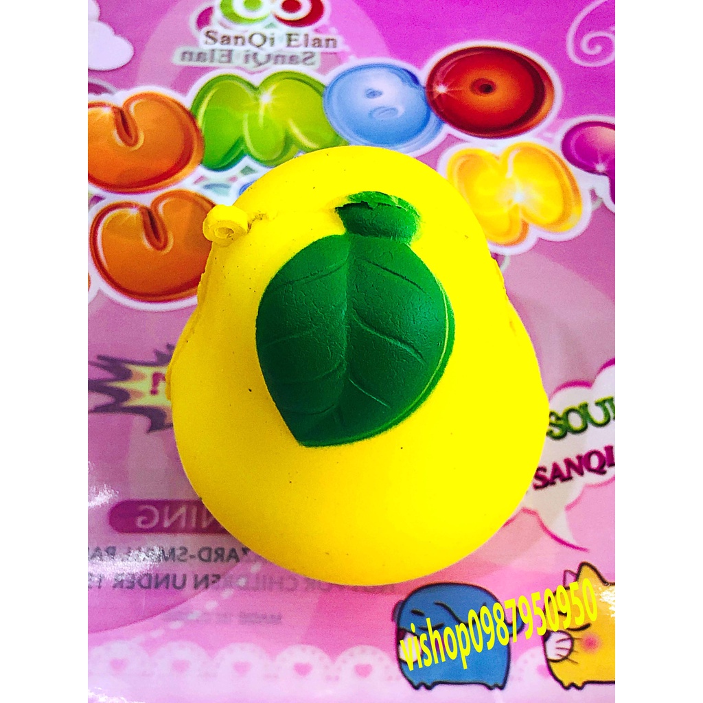 Squishy JUMBO Hình QUẢ LÊ Đồ Chơi Xốp Giảm Stress Hình mềm mịn dễ Thương đàn hồi Cho Bé