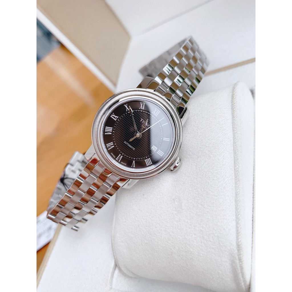 Đồng hồ nữ chính hãng Tissot Automatic T097.007.11.053.00 - Máy cơ tự động - Kính Sapphire