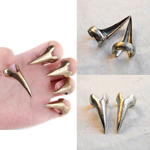 💥HÀNG CÓ SẴN💥 Bộ 5 móng tay thiết kế hình vuốt sắc và nhẫn cá tính hóa trang 💥CHỌN MẪU💥 001573