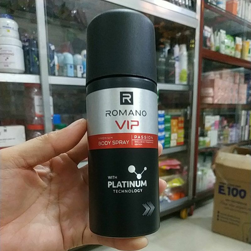 Xịt Ngăn Mùi Nước Hoa Cao Cấp Romano Vip Vision-Passion 150ml/chai