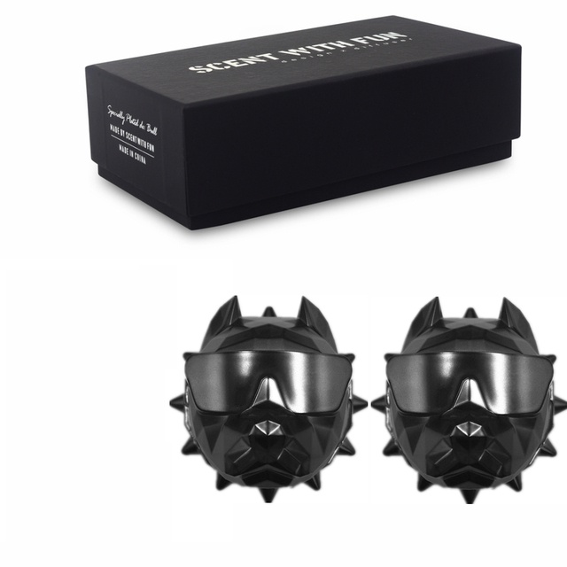 Nước Hoa Đầu Chó Pitbull Cài Cửa Gió Điều Hòa Xe Ô Tô Tặng Kèm TInh Dầu