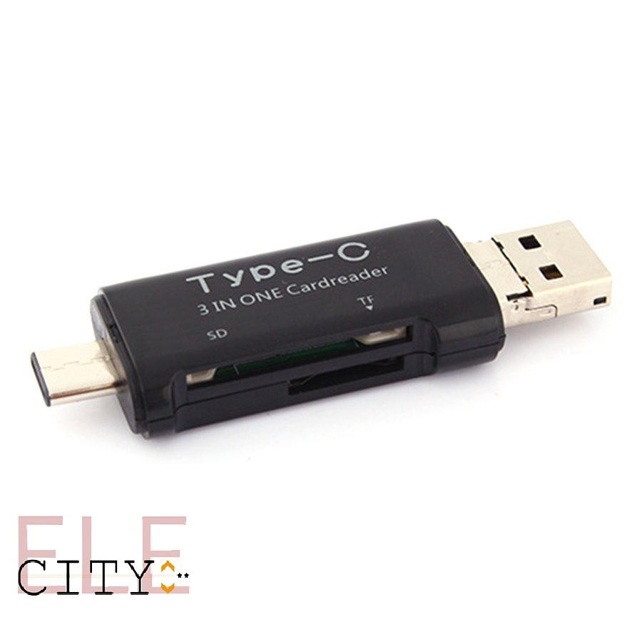 Đầu Đọc Thẻ Nhớ Otg Loại C Usb 3.0 20ele