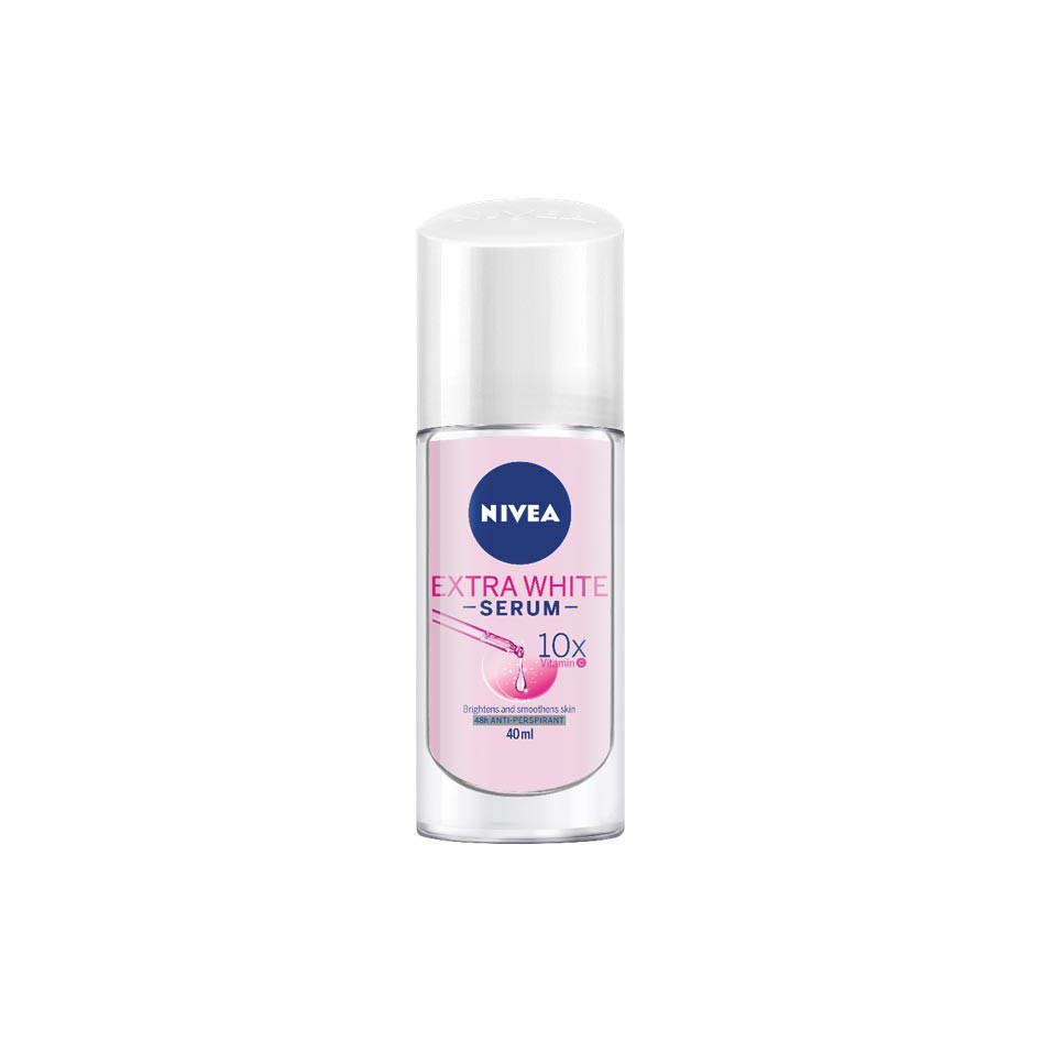 Lăn Khử Mùi Sáng Mịn Da Nivea Extra White Serum 10X 40ml