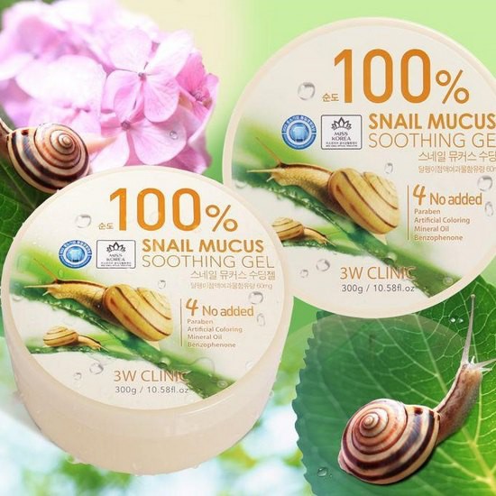 Gel Dưỡng, Tái Tạo Da Ốc Sên Ra&Gowoori 100% Snail Mucus Soothing Gel Hàn Quốc 300g