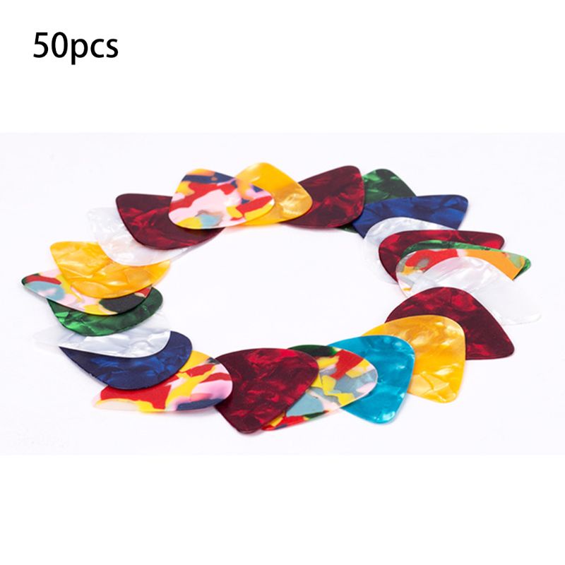 Set 50 Miếng Gảy Đàn Guitar Điện Mượt Mà