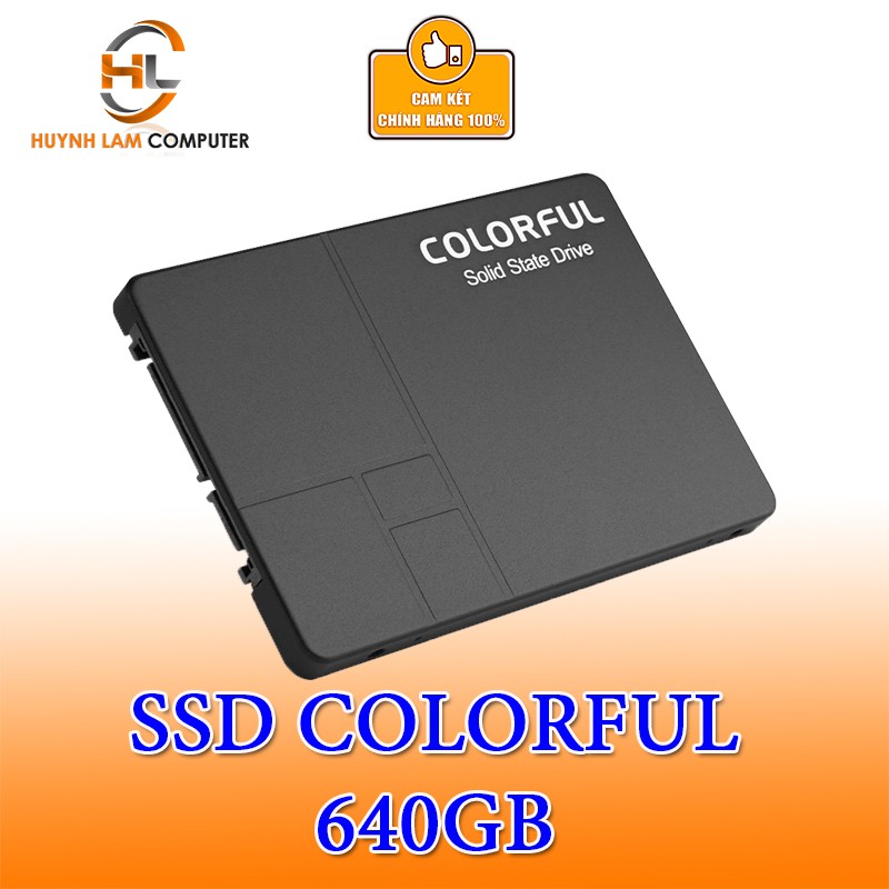 [ELCL100K giảm max 100K đơn 700K] Ổ cứng SSD 640GB Colorful SL500 chính hãng NWH Phân phối