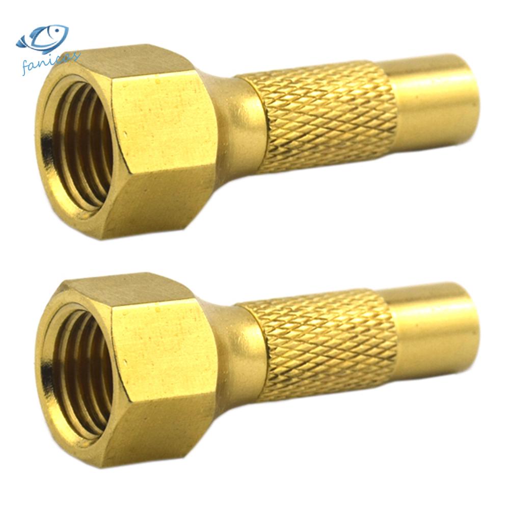 Set 2 đầu gắn van bơm hơi lốp xe ô tô tiện lợi