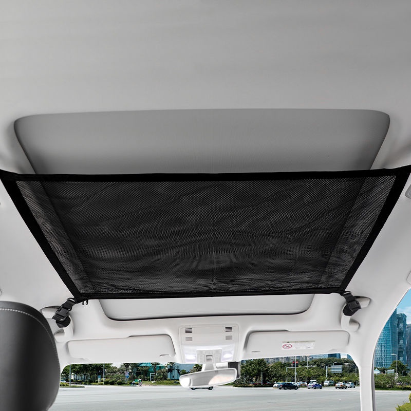 [Giá Nhà Máy] Túi Lưới Đựng Hành Lý Tự Dính Co Giãn Treo Trần Xe Hơi