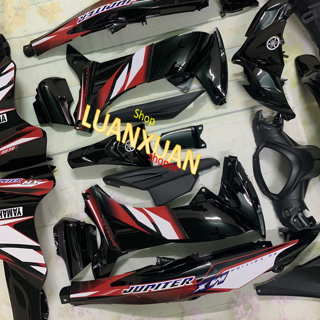 Bộ Dàn áo xe máy  JUPITER MX -MÀU ĐEN -jupiter gavita  - Hàng việt nam - nhựa nguyên sinh  loại 1 cao cấp