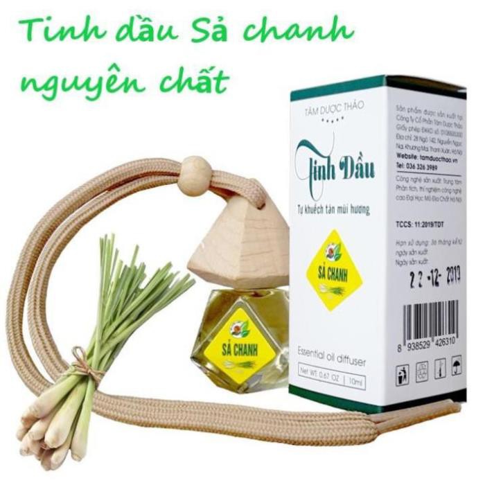 Tinh dầu Sả chanh tự khuếch tán 10ml Tâm Dược Thảo - Thơm phòng, khử mùi, treo xe ô tô