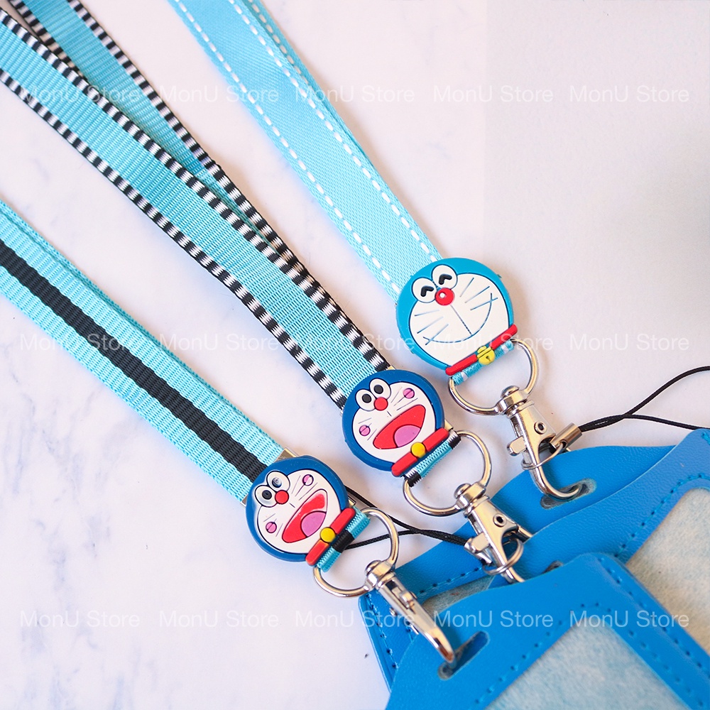 Dây đeo thẻ và bảng tên học sinh, sinh viên, nhân viên hình DORAEMON DOREMON dễ thương cute MON0183 TooYoo