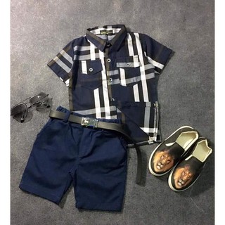 Bộ sơ mi BBR bé trai