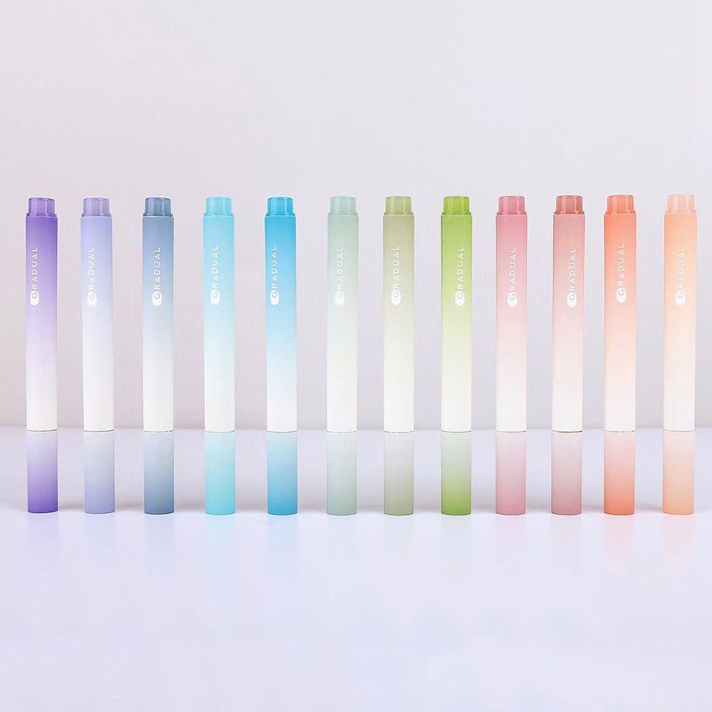 PEWANY Bút Đánh Dấu Đầu Mềm Nhiều Màu Sắc Nhỏ Gọn DIY Dành Cho Trẻ Em