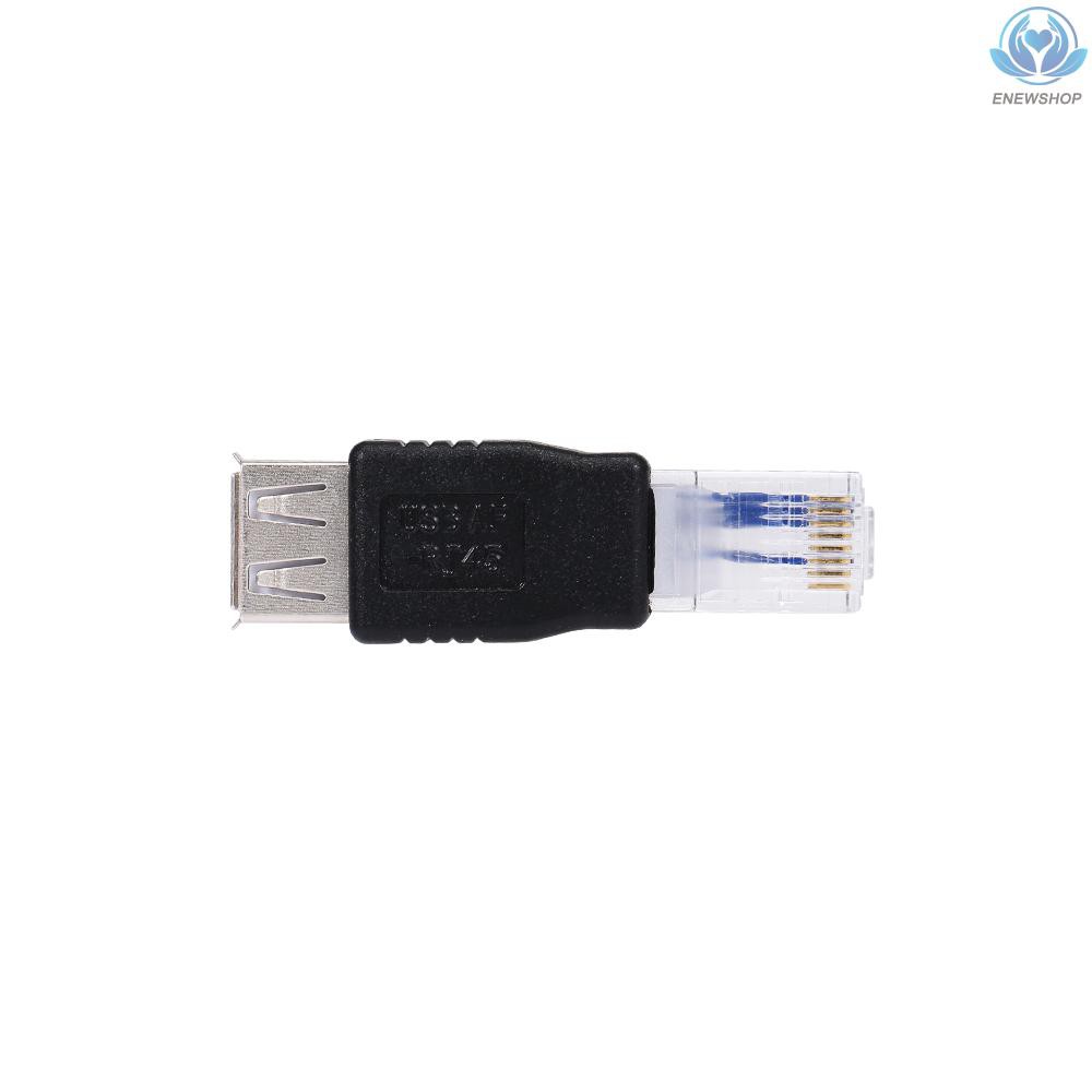 Đầu Chuyển Đổi Usb Sang Rj45 2.0 Cái Sang Ethernet Rj45 Male