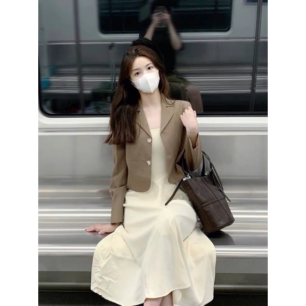 ÁO VEST BLAZER DÁNG NGẮN ULZZANG