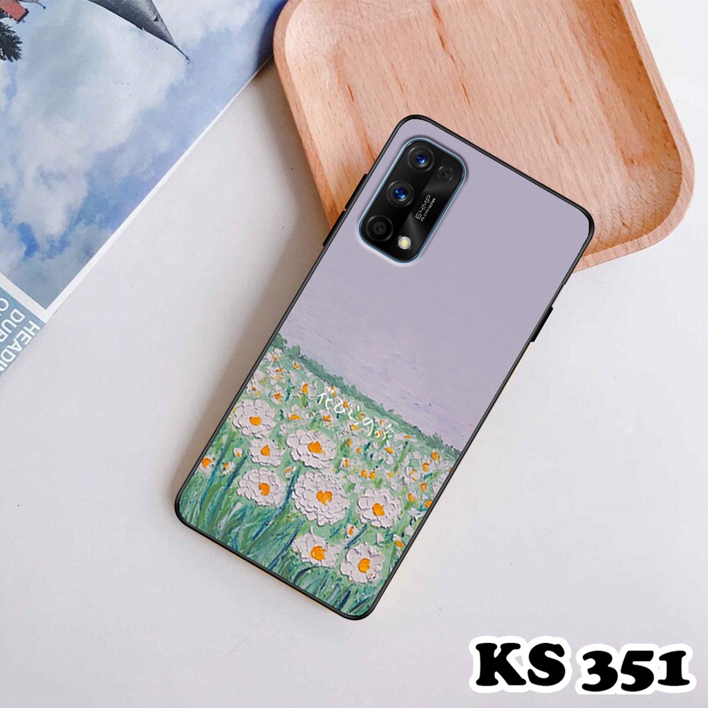 Ốp lưng Oppo Realme 7 - Realme 7 Pro - Ốp Oppo in hình Cánh đồng hoa - Chất liệu TPU siêu bền
