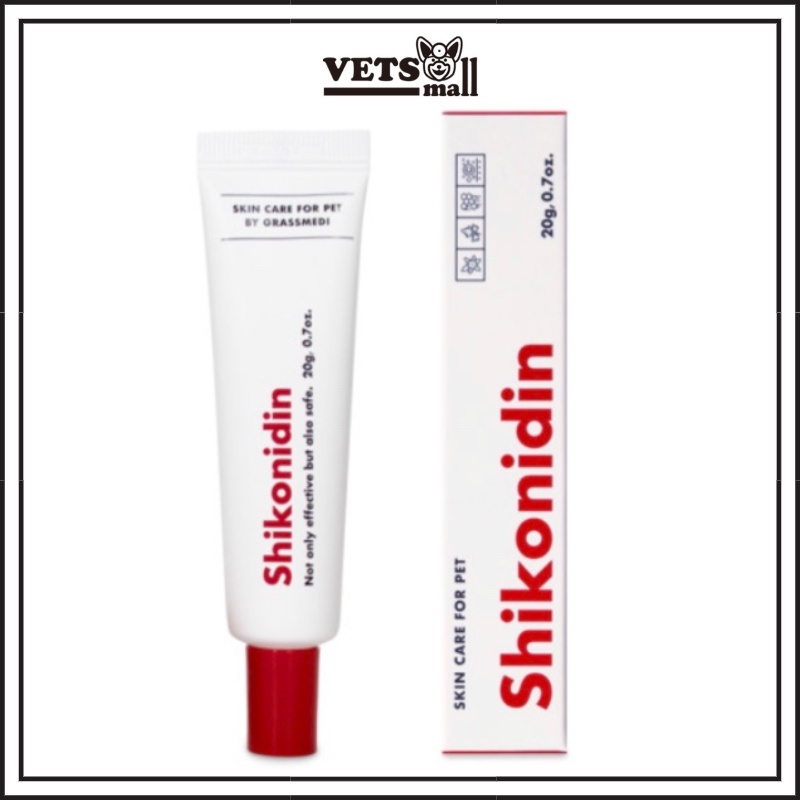 Kem trị ngứa chăm sóc da cho thú cưng Shikonidin 20g