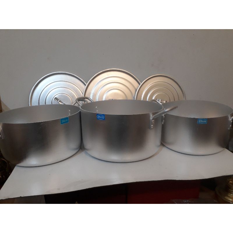 Combô Bộ xoong nồi 3 cái 22x24x26