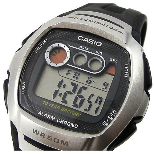 Đồng hồ Nam Casio dây nhựa điện tử W-210-1AVDF - Chính hãng Casio Anh Khuê