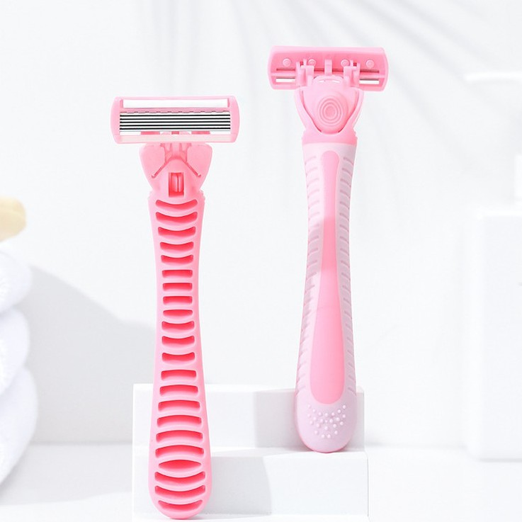 Bộ dao cạo lông nách, bikini, lông chân 6 lưỡi tặng kèm 3 đầu thay Lady's Grainer Sena Beauty