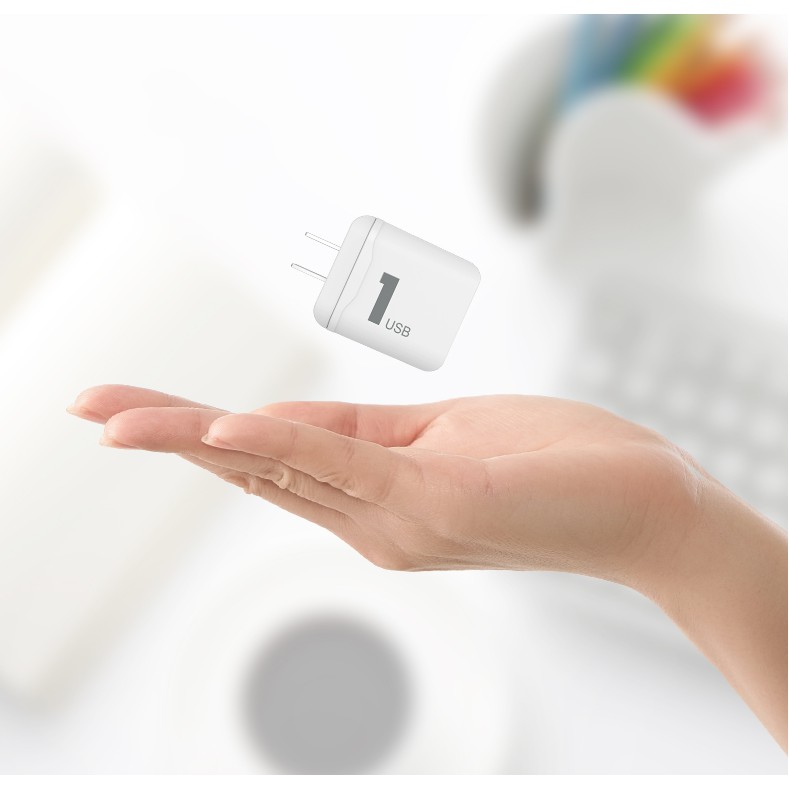 Cốc Sạc Nhanh Quick Charge 3.0 Rock T12 - 1 cổng USB