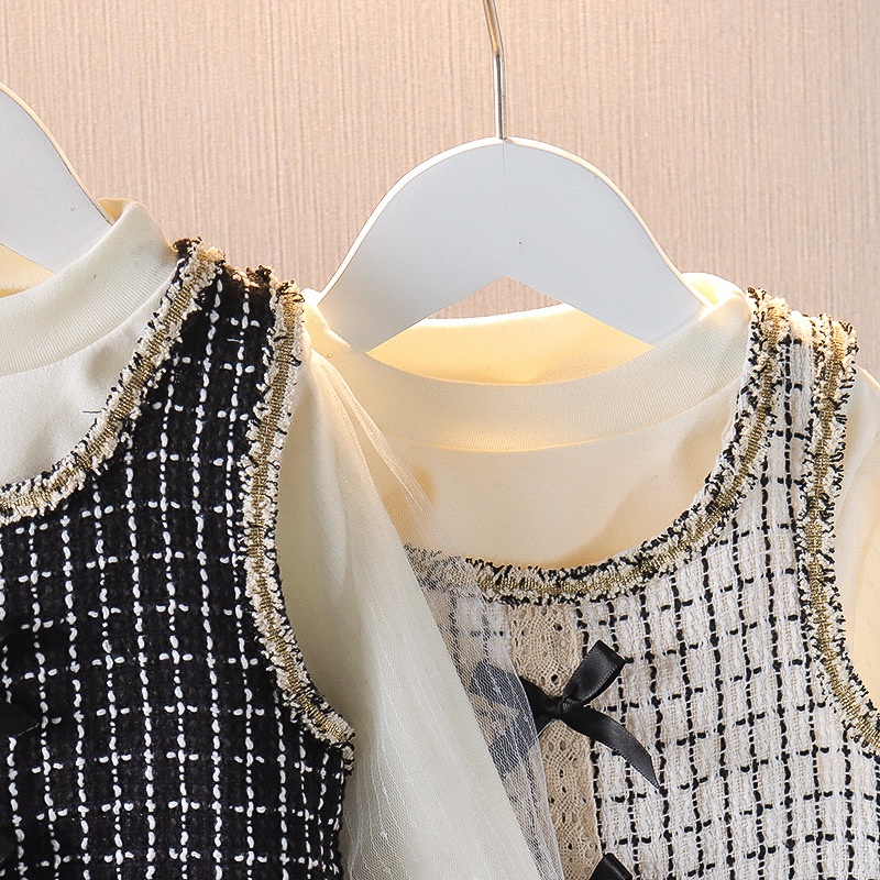 Bộ ÁO Cổ Lọ + Chân VáY Xinh XắN Cho Bé GáI (0-4 TuổI