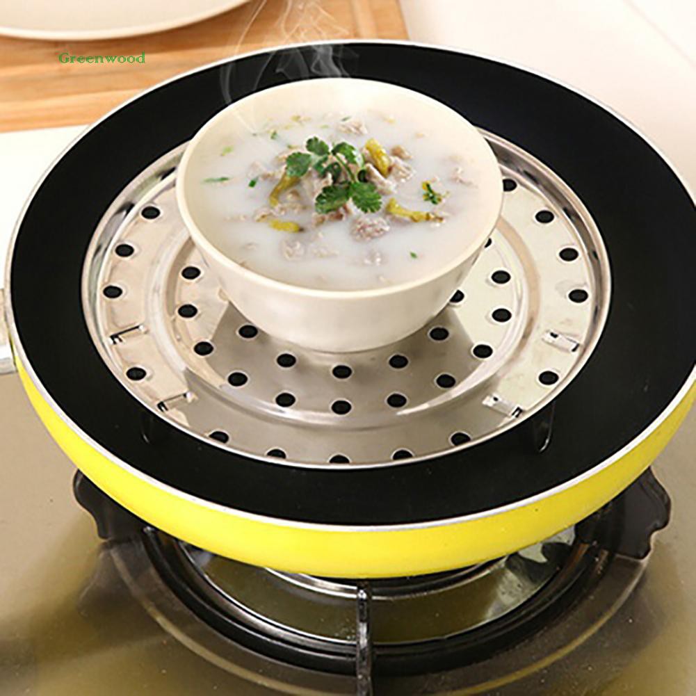 Khay Hấp Tròn K02 Hấp Bánh Bao, Thức Ăn Vĩ Tròn 24cm thép Không Gỉ Cao Cấp