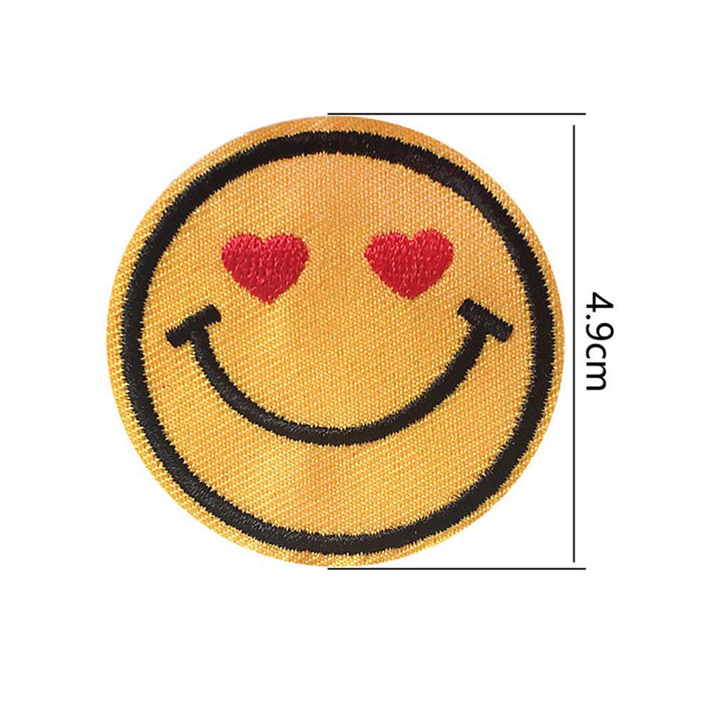 20 Miếng Dán Trang Trí Quần Áo Hình Emoji Thời Trang