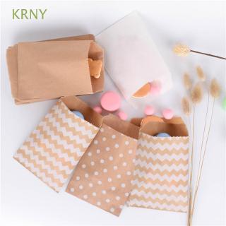 Bộ 50 túi giấy kraft đựng bánh kẹo và quà tặng kích thước 15x10cm tiện dụng