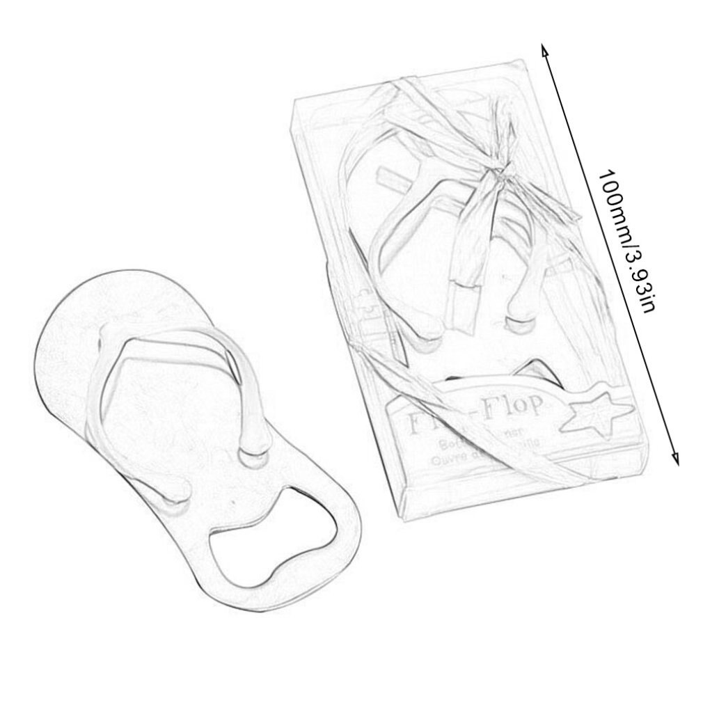 Dụng cụ mở nắp chai ANAEAT bằng thép không gỉ hình chiếc dép có thể dùng làm quà tặng độc đáo