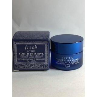 Kem dưỡng đêm Fresh Lotus Youth Preserve Dream Face Cream minisize 7ml box