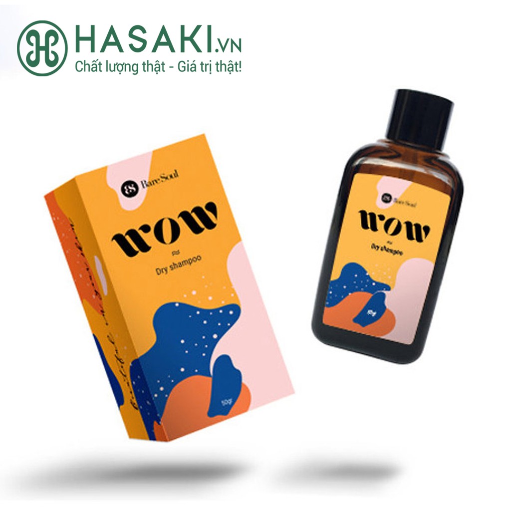 Dầu Gội Khô BareSoul WOW Dry Shampoo 50g