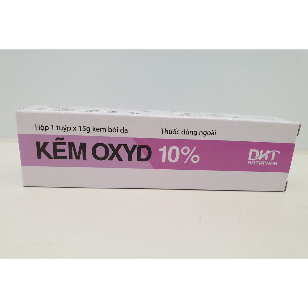 Kem bôi da Kẽm Oxyd 10%, kem làm mềm da, chống viêm loét