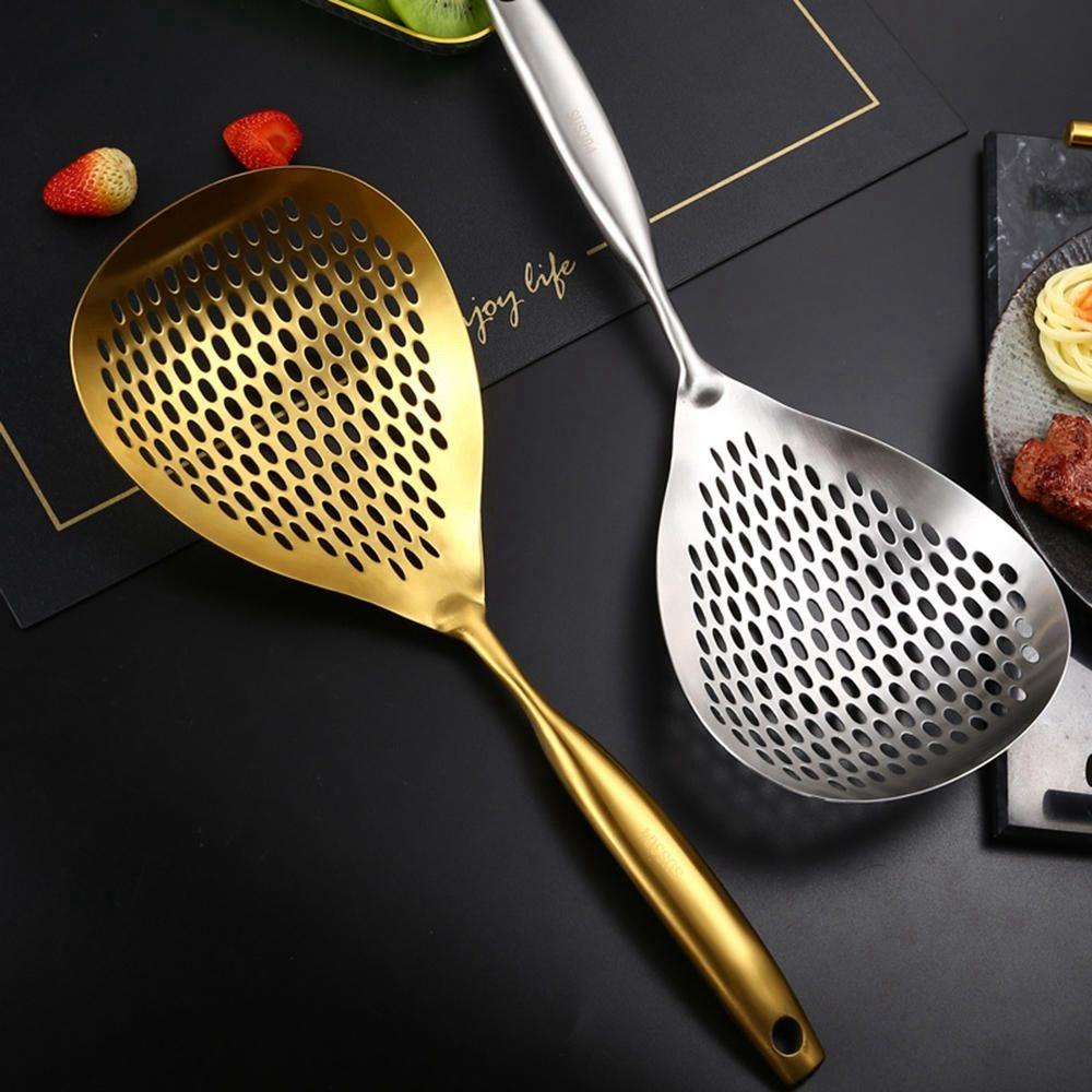 Muôi Vớt Khoai Tây Chiên Ráo Dầu Bằng Thép Không Gỉ 304