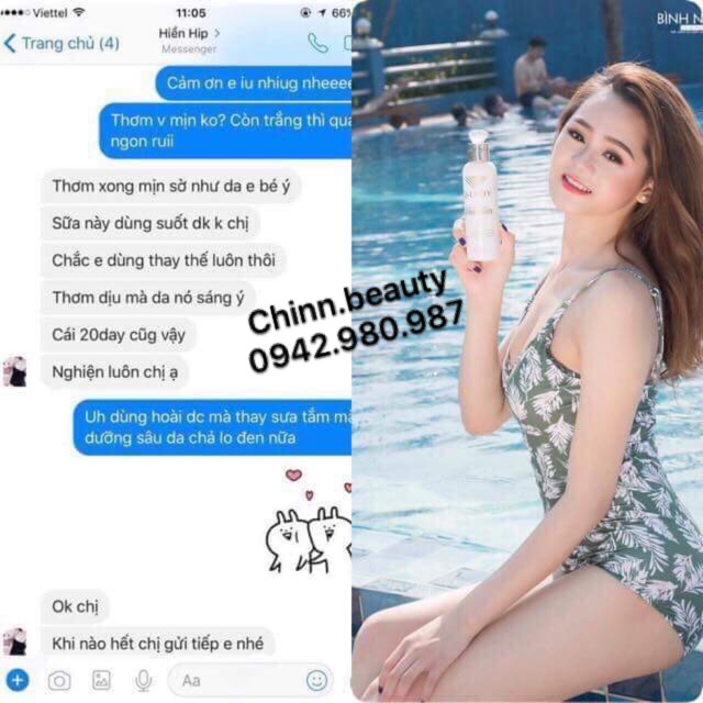 Sữa tắm truyền trắng Q-Lady