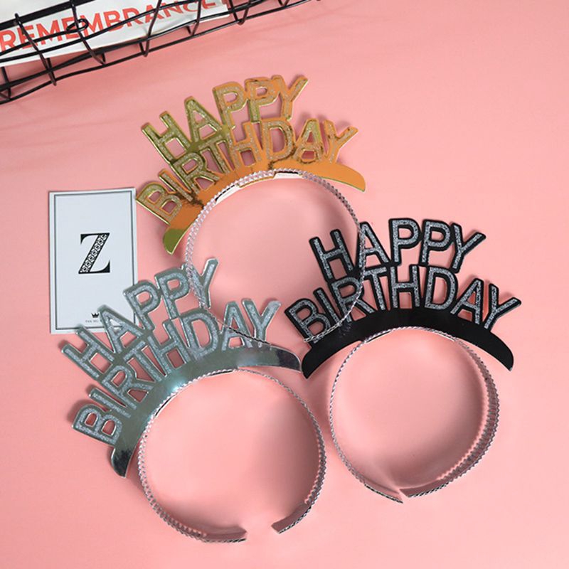 Vòng cài tóc bằng giấy trang trí tiệc sinh nhật cho bé và người lớn