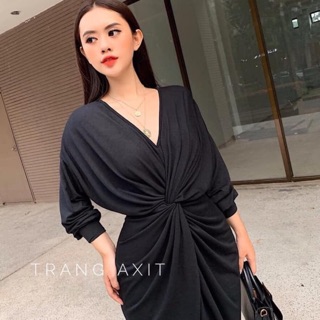 Đầm xoắn eo bigsize 55kg-95kg