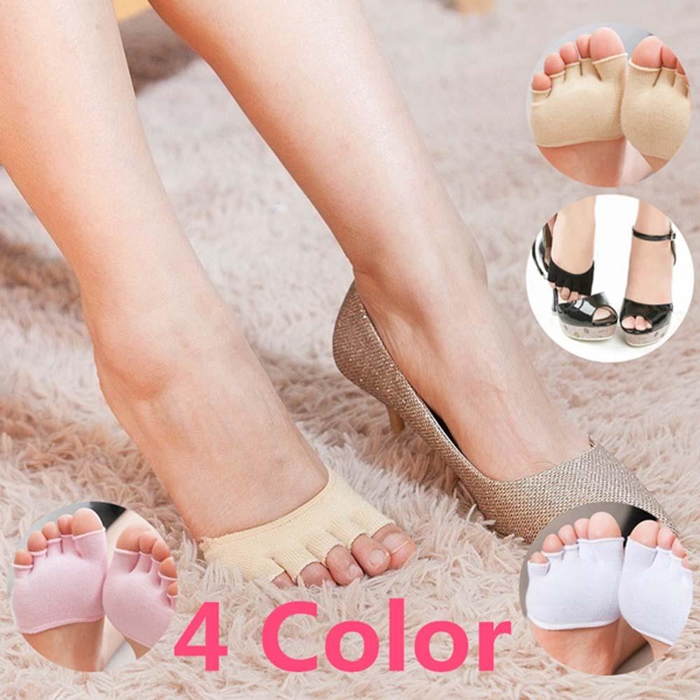 AROMA 1 Đôi Tất Bảo Vệ Ngón Chân Mềm Mại Co Giãn