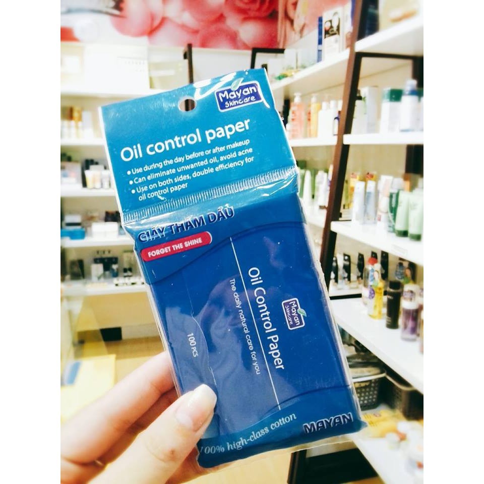 Giấy thấm dầu Mayan Oil Control Paper 100pcs | BigBuy360 - bigbuy360.vn
