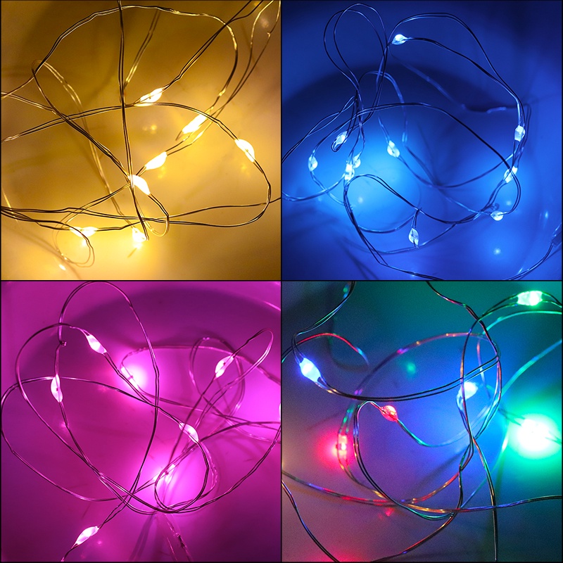 Dây Đèn Led Hình Bông Hoa Trang Trí Sinh Nhật
