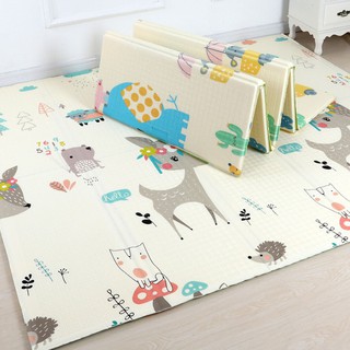 Thảm Xốp Gấp Gọn 2 Mặt XPE Hàn Quốc 1m8*2m Chống Thấm Chống Trơn Trượt