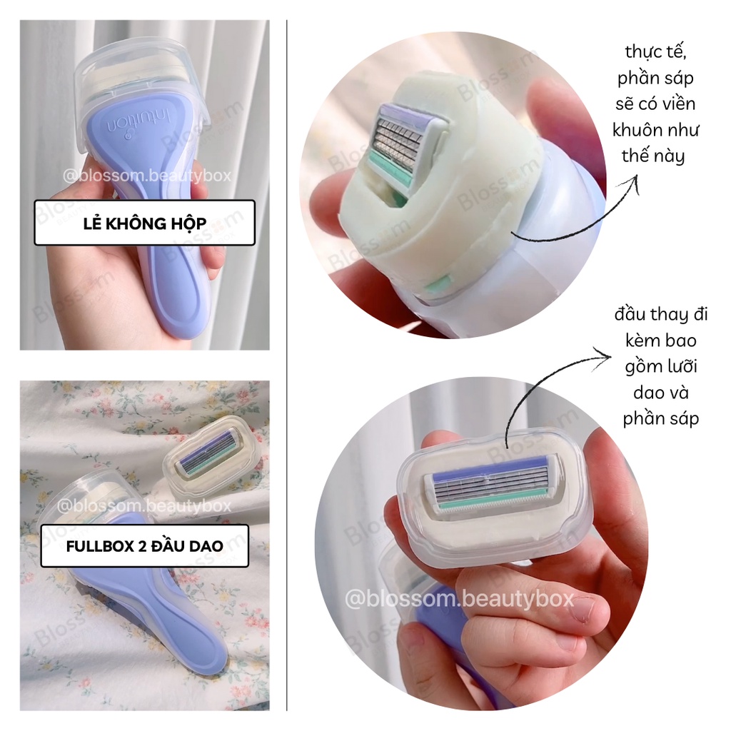 DAO CẠO SCHICK INTUITION ĐẦU BƠ KÈM REFILL