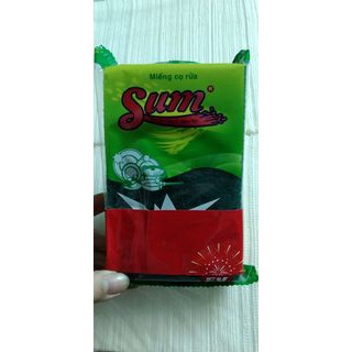 Miếng mút rửa bát 2 mặt sum