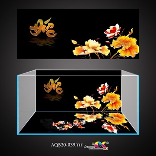 Decal 3D dán bể cá