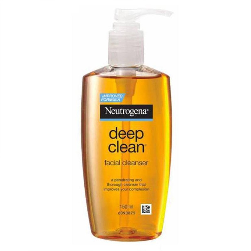 Sữa Rửa Mặt Neutrogena Làm Sạch Sâu Dạng Gel Facial Cleanser Deep Clean 150ml