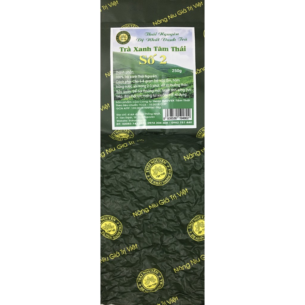 1kg Chè Thái Nguyên Móc Câu 10 gói 100g Trà Thái Nguyên 3 Sao Trà xanh Tâm Thái | BigBuy360 - bigbuy360.vn
