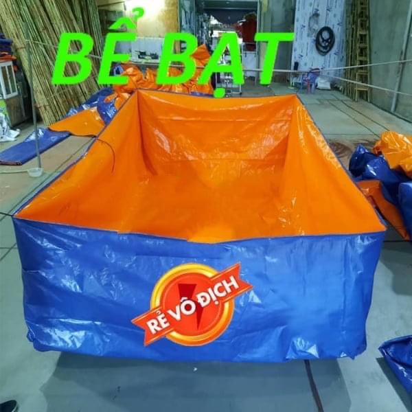 Bể Bạt Nuôi ốc , ếch , cá, lươn -  5 x 4 x 1m ( Bạt A Cường)